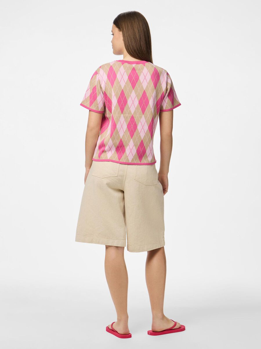 Farley Knit Top (Pink Tulle/Fuchsia)