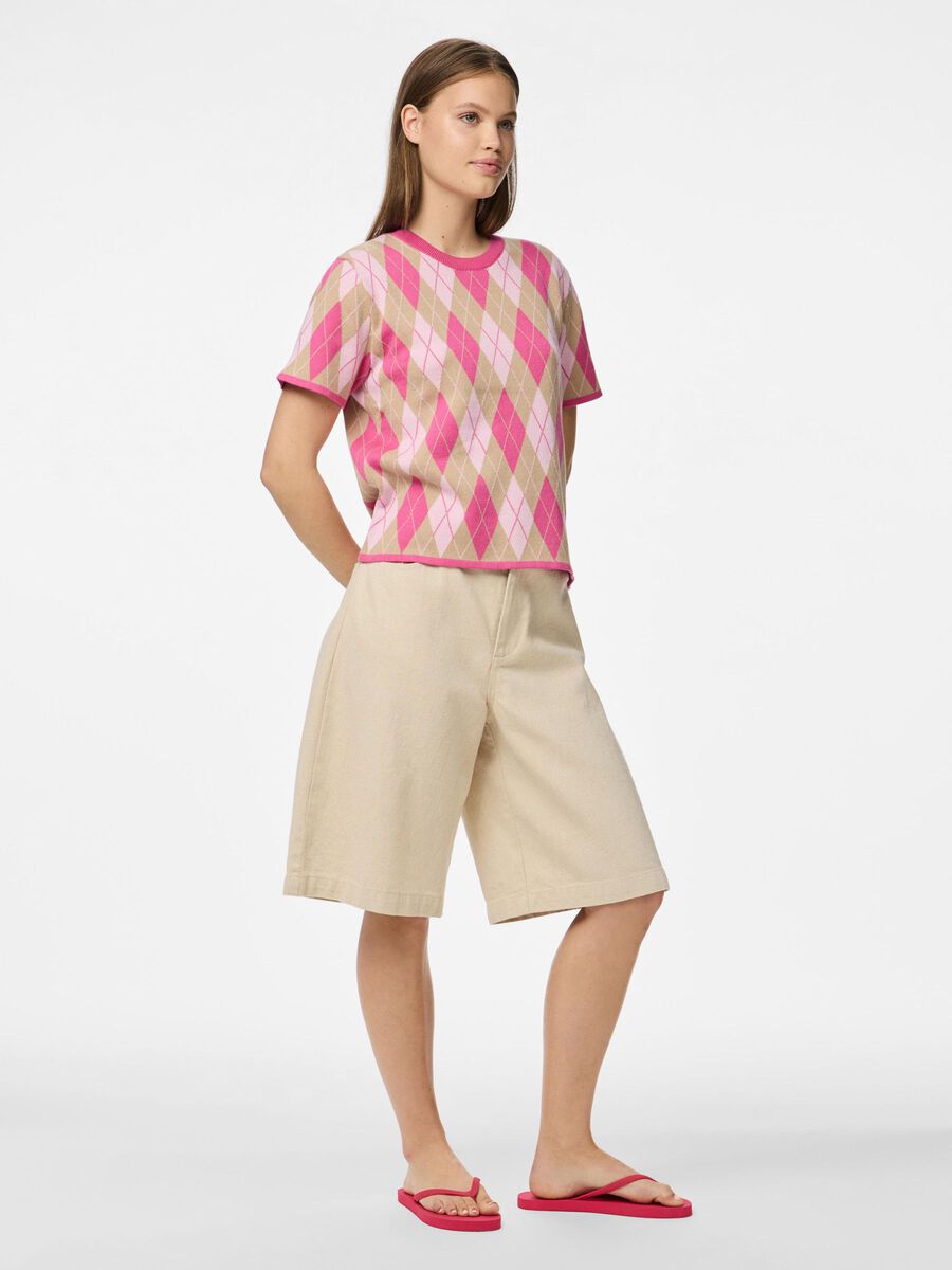 Farley Knit Top (Pink Tulle/Fuchsia)