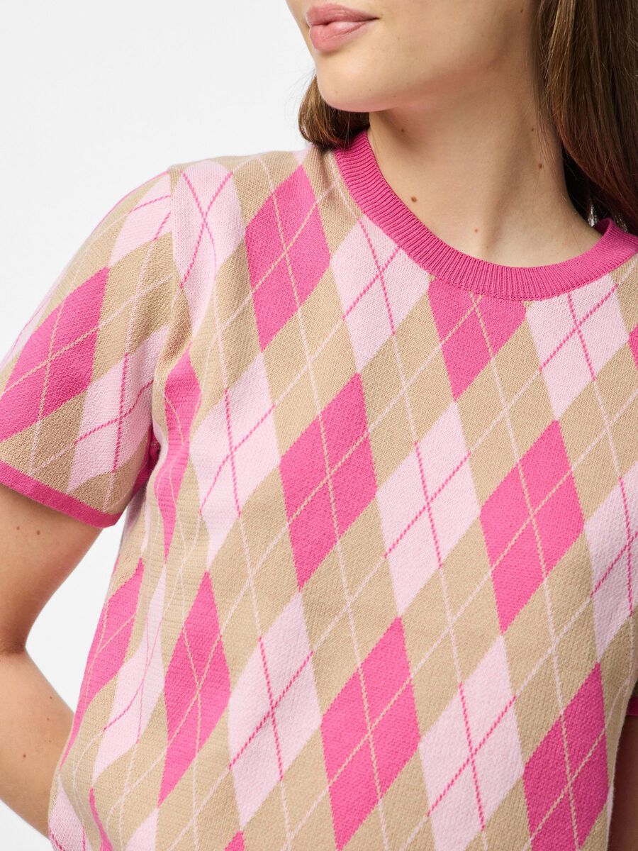 Farley Knit Top (Pink Tulle/Fuchsia)