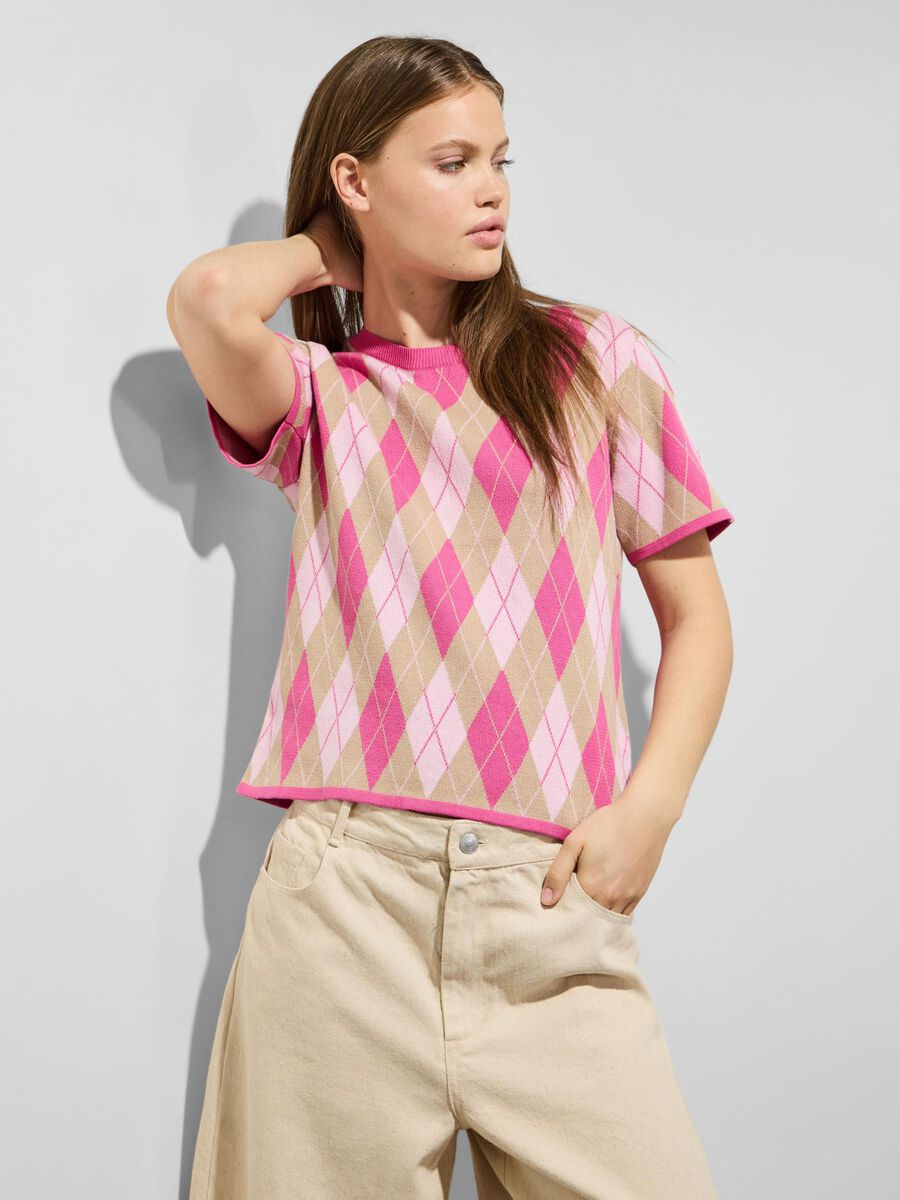 Farley Knit Top (Pink Tulle/Fuchsia)