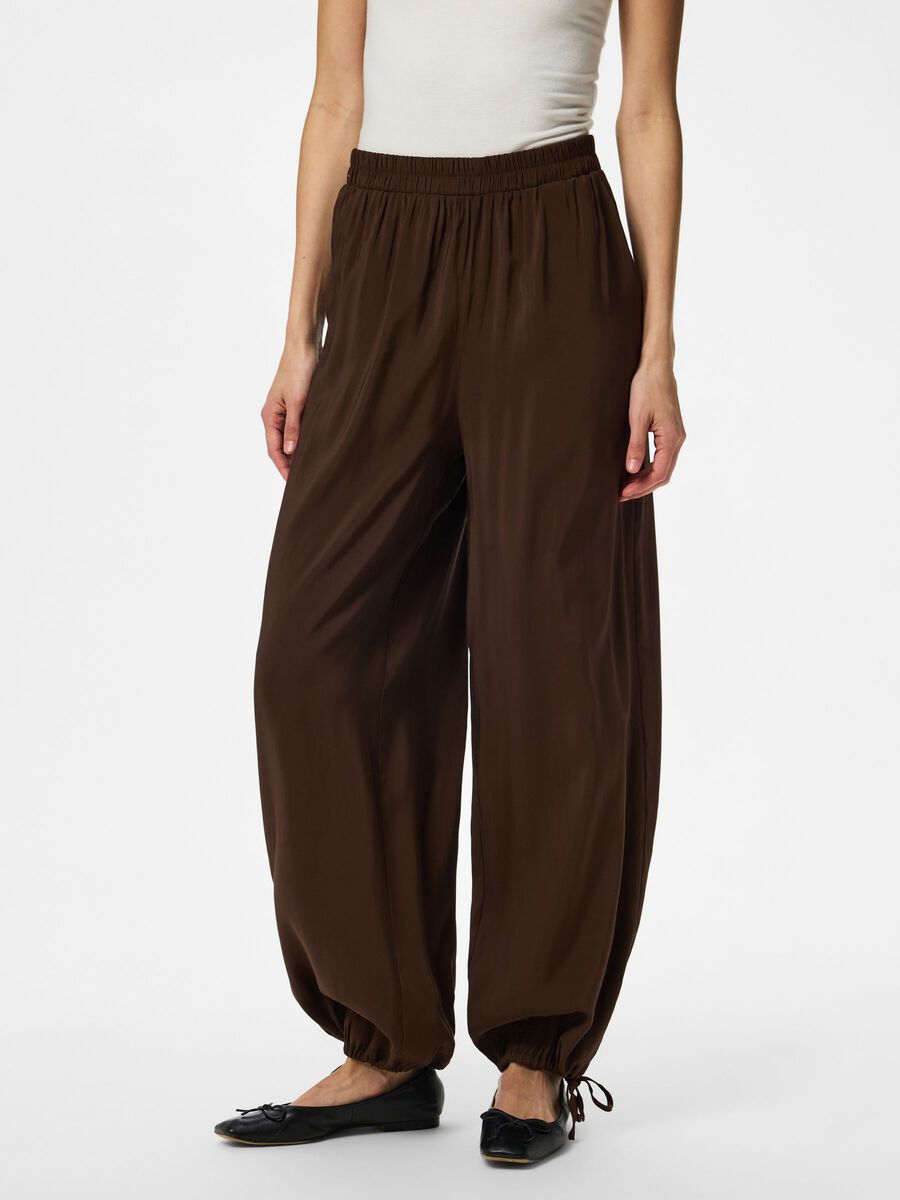 Lia Balloon Trousers (Coffee)