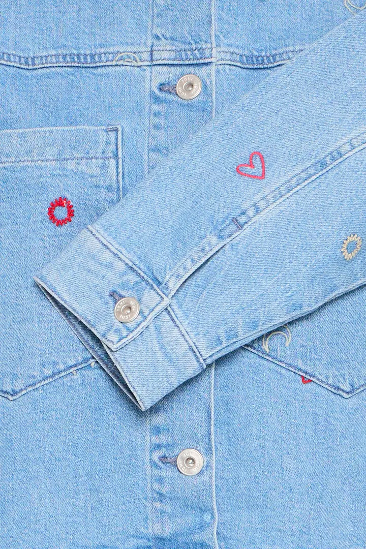 Joules Denim Jacket (Light Blue Washed)