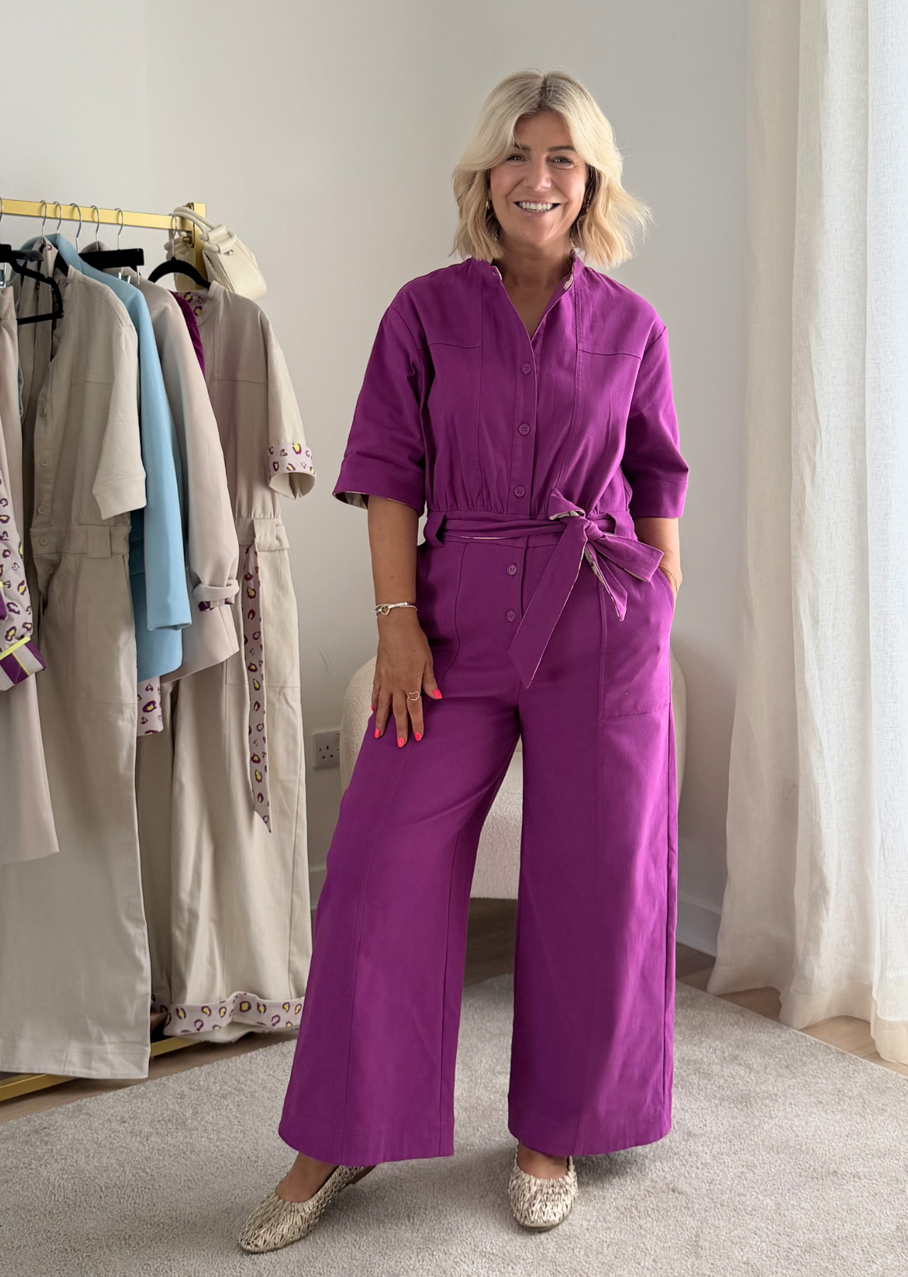 Solis Jumpsuit (Purple)