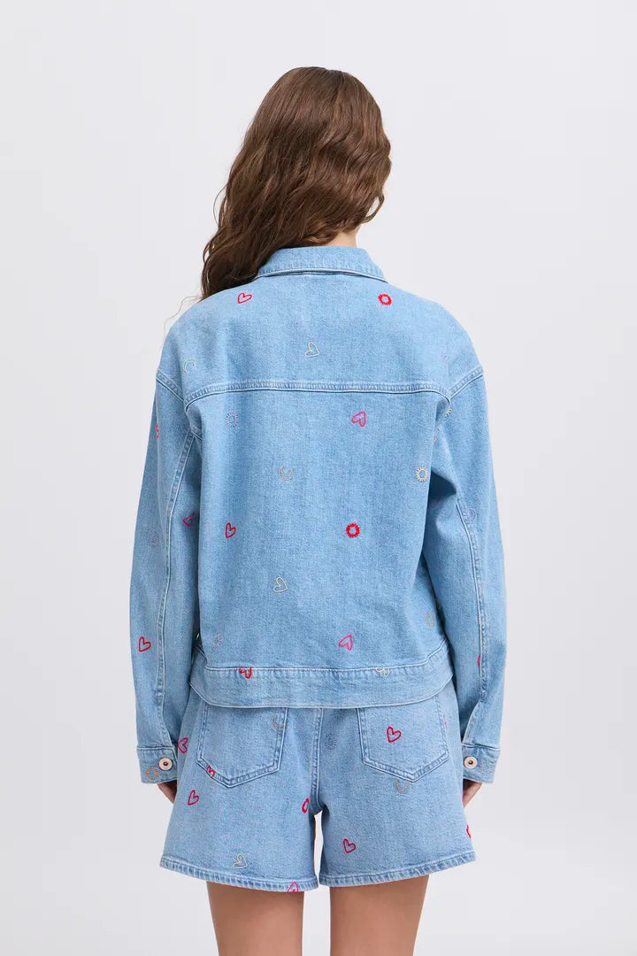 Joules Denim Jacket (Light Blue Washed)