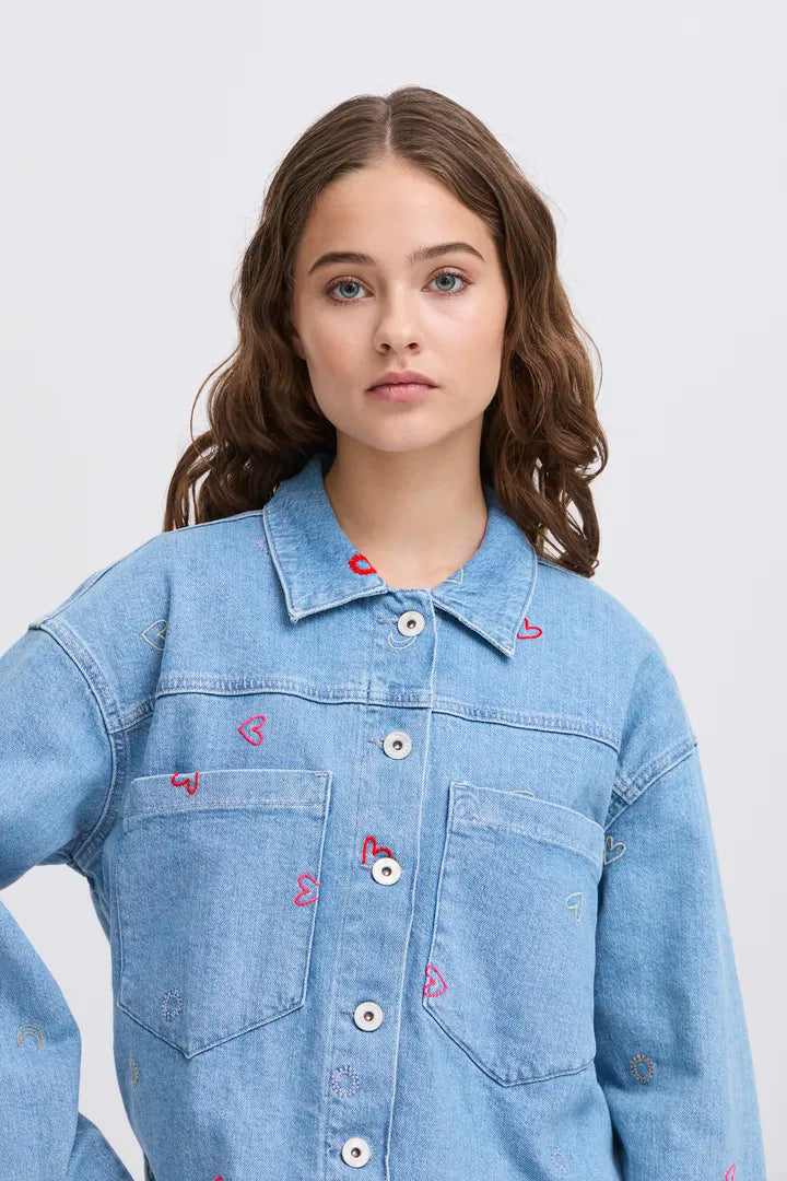 Joules Denim Jacket (Light Blue Washed)