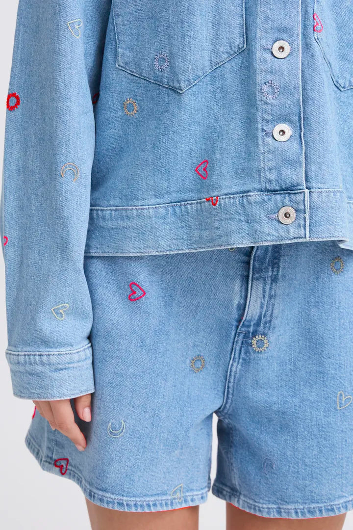 Joules Denim Jacket (Light Blue Washed)