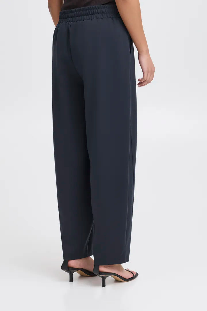 Salma Barrel Leg Pants (Total Eclipse)
