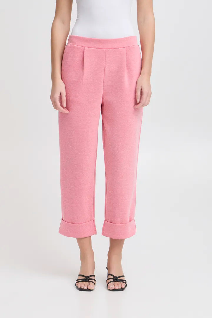 Penny Cropped Pants (Bright Rose)