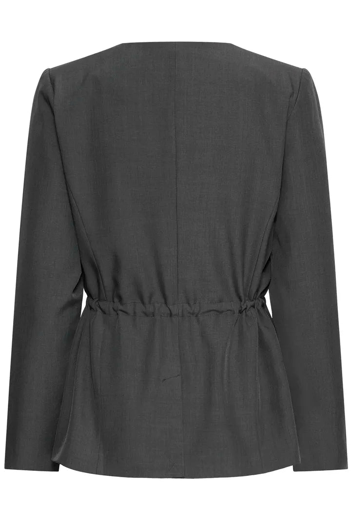 Fallon Blazer (Dark Grey Melange)