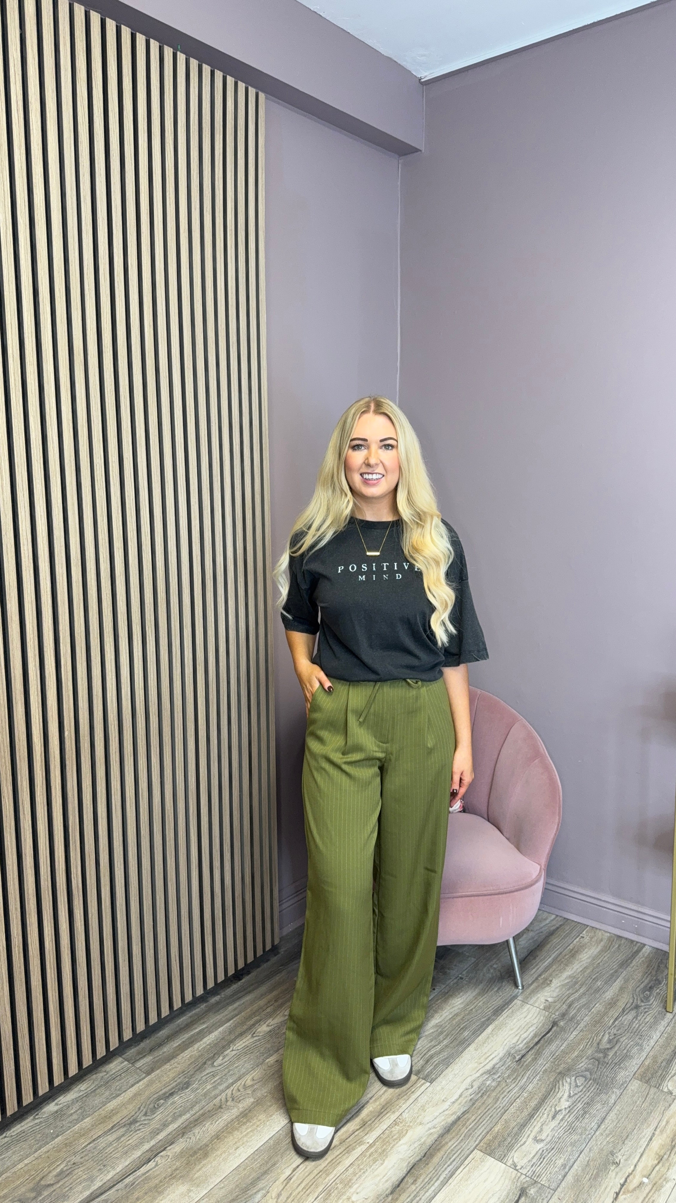 Gabbie Oversized T-Shirt (Positive/Black)