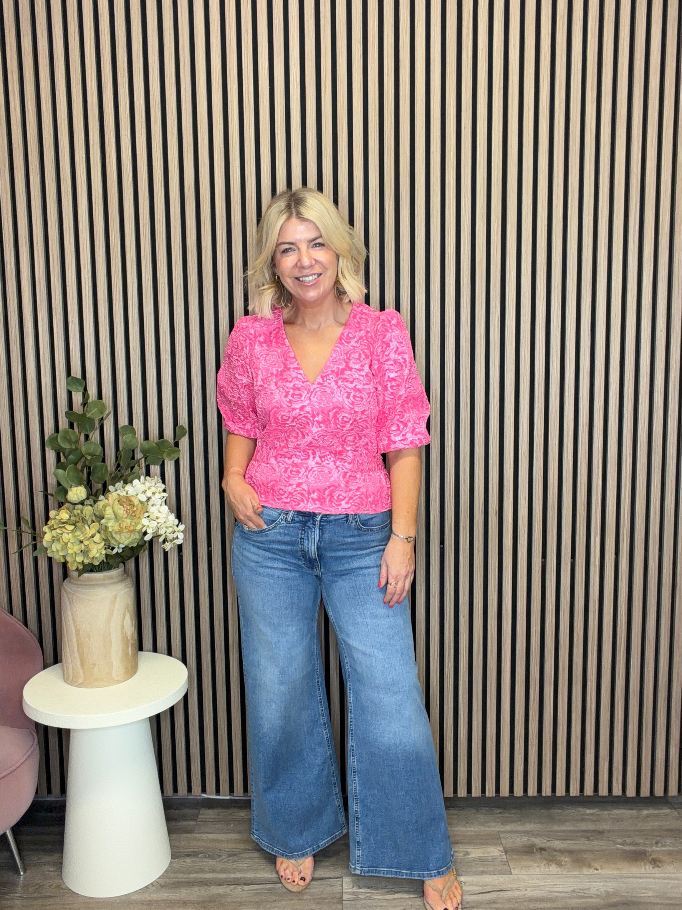 Imogen Wide Leg Jeans (Light Blue/Leg 30")