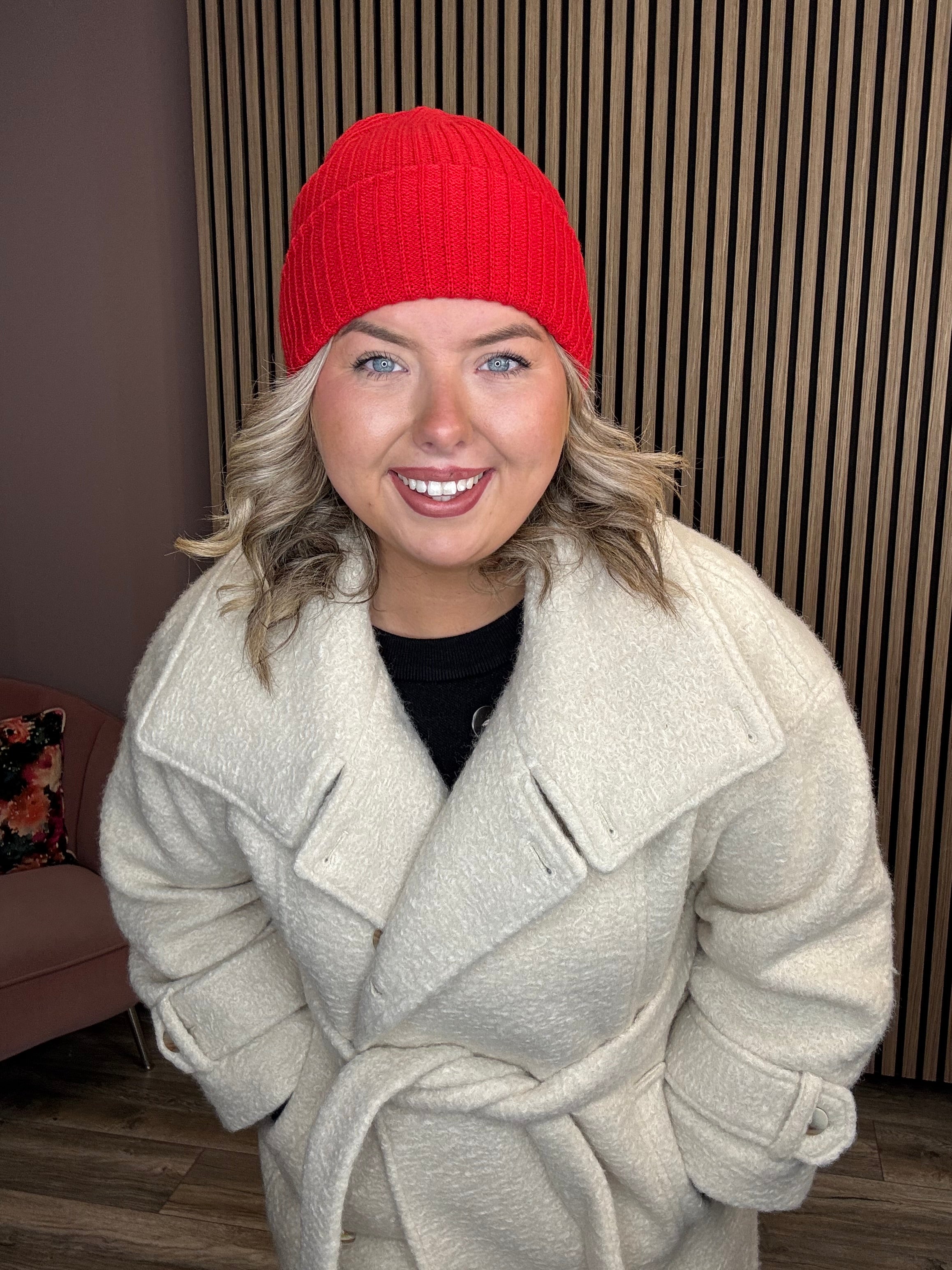 Hexo Chunky Beanie (Gogi Berry)