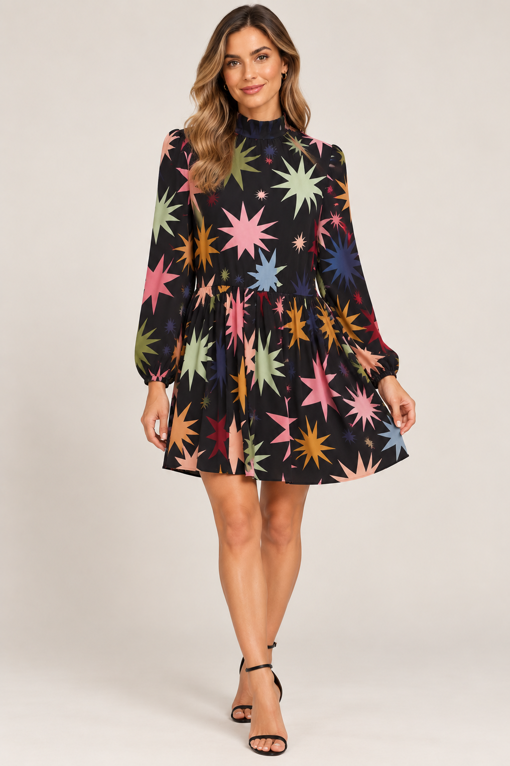 Lily Mini Dress (Star)