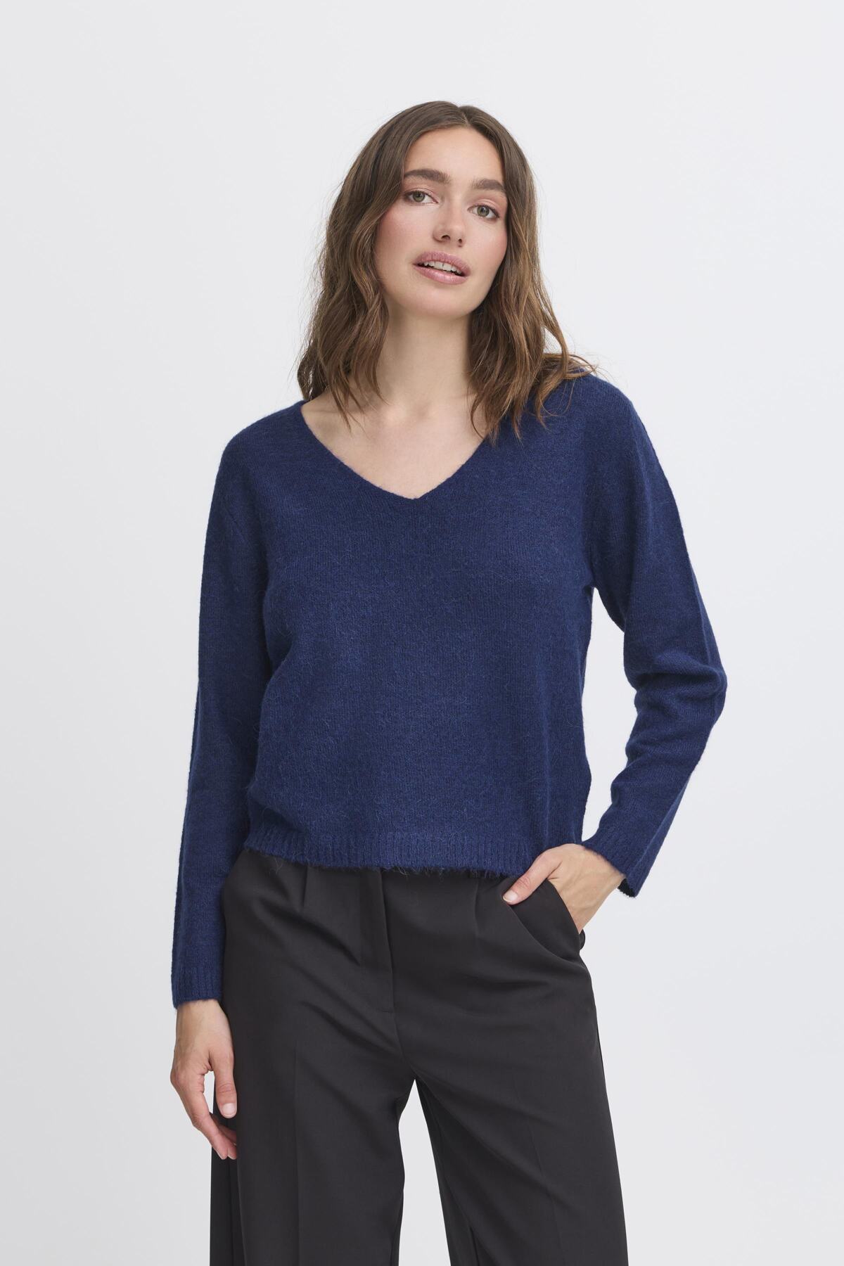 Kacie Knit Jumper (Patriot Blue)