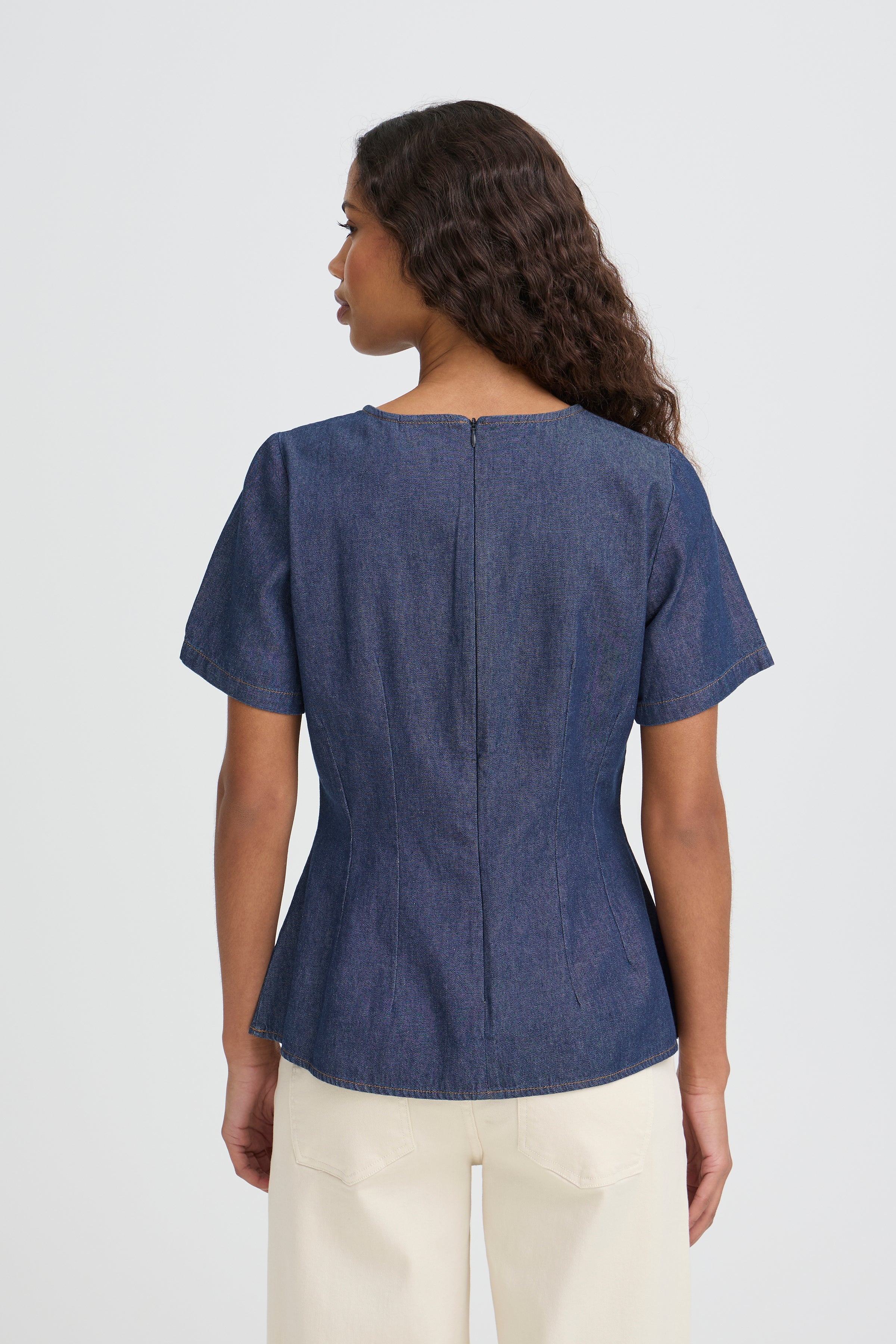 Tessa Denim Top (Denim)