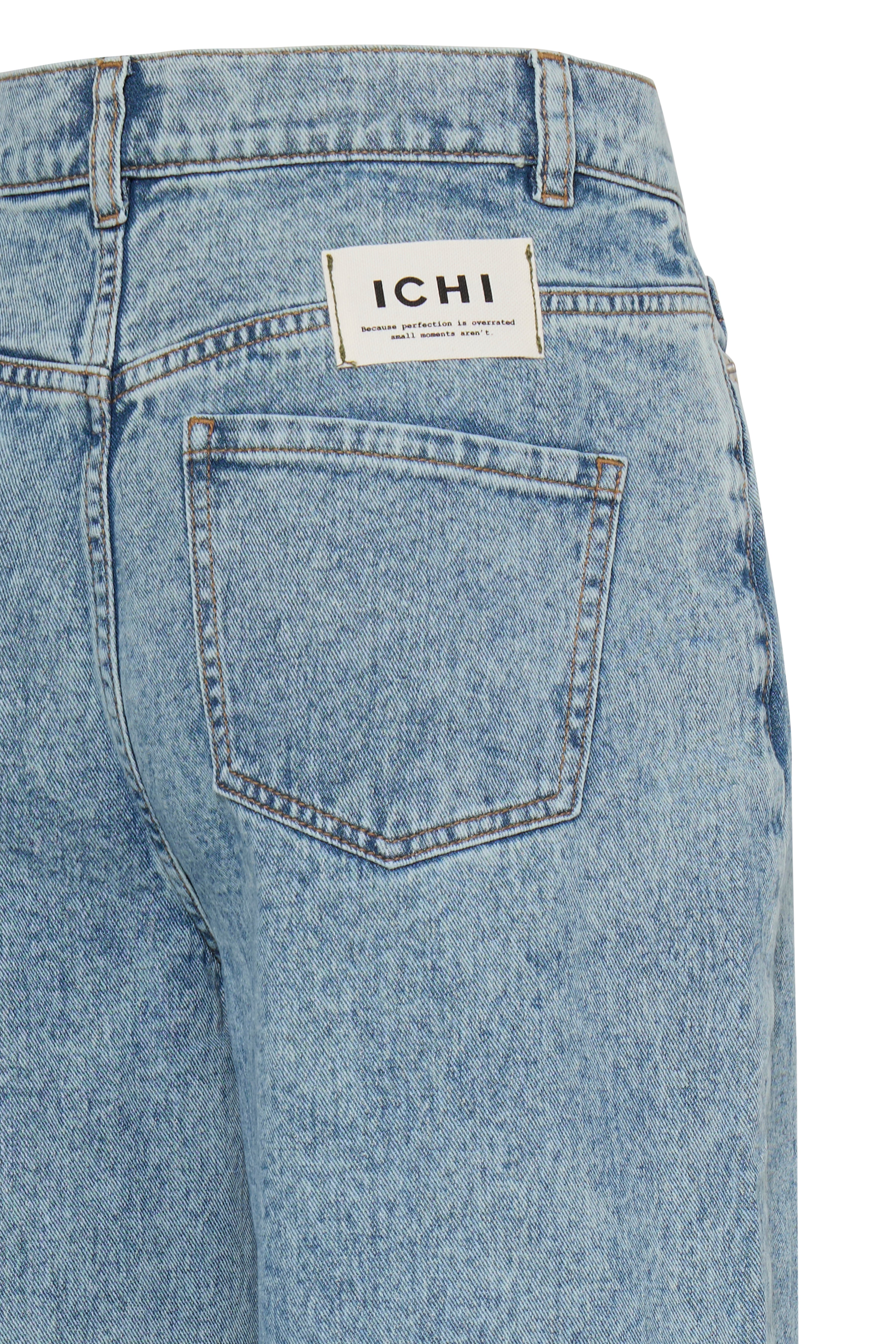 Mandy Wide Leg Jeans (Blue Stonewashed/Leg 32")