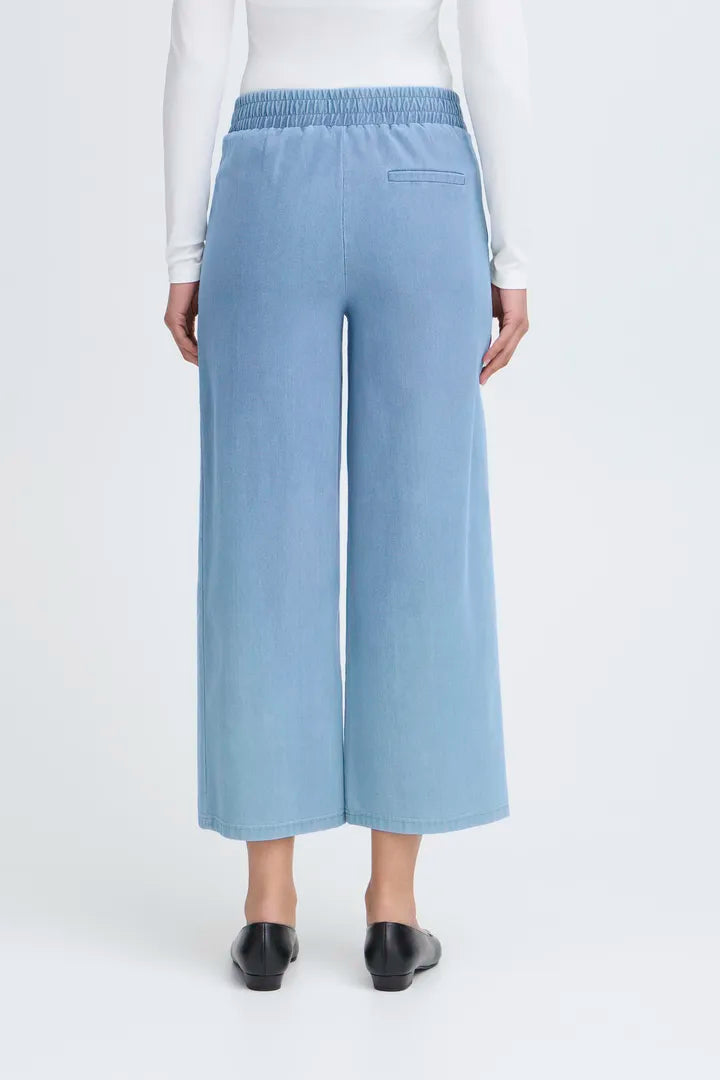 Ima Wide Leg Pants (Denim Light)