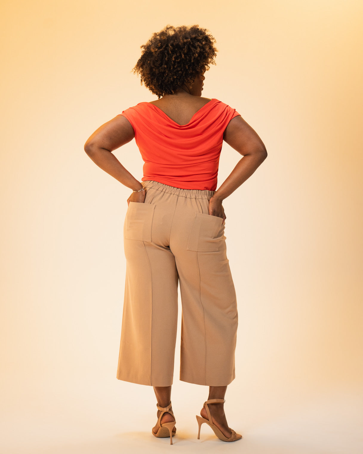 Lily Cowl Top (Poppy)