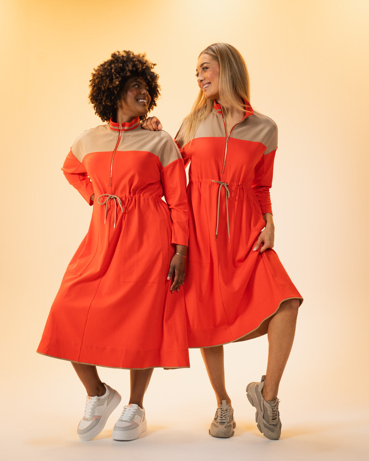 Daffodil Shirt Dress (Poppy)