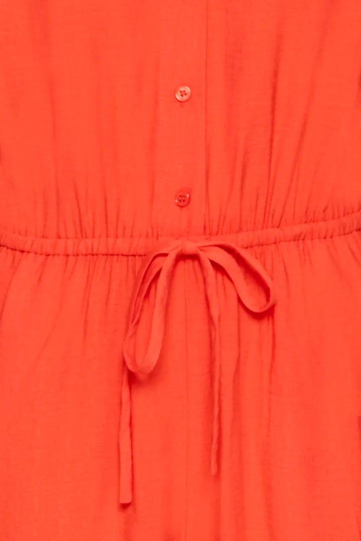 Zima Jumpsuit (Fiery Red)