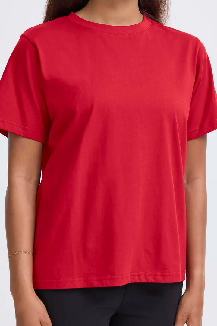 Palmer Loose T-Shirt (Red Dahlia)