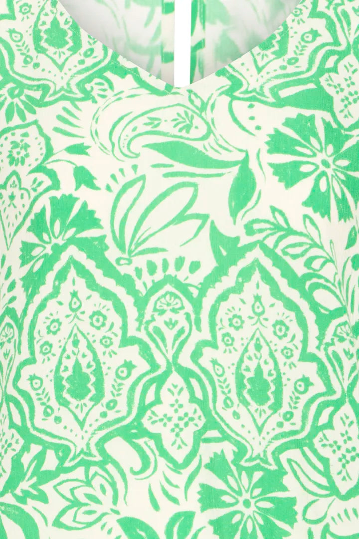 Becci V-Neck Top (Green)