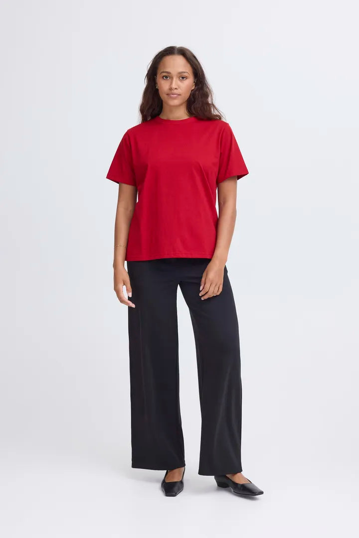 Palmer Loose T-Shirt (Red Dahlia)