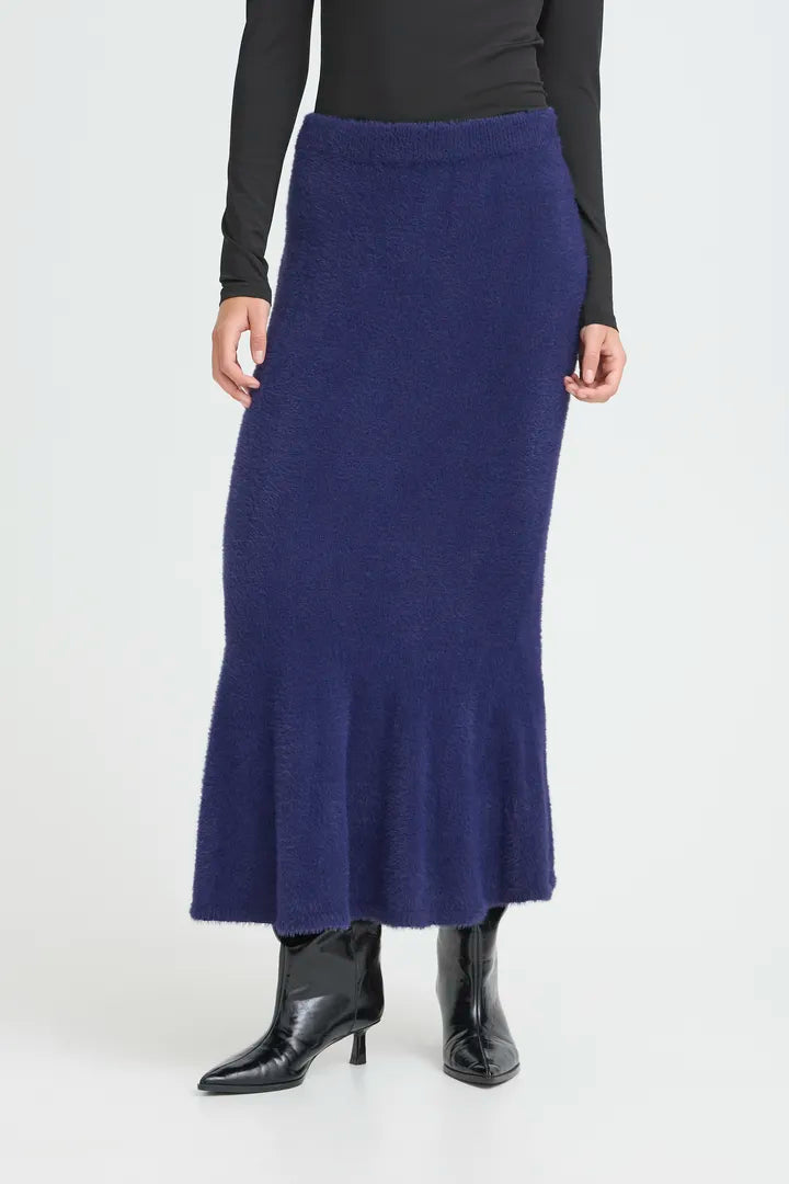 Brona A-Line Skirt (Patriot Blue)