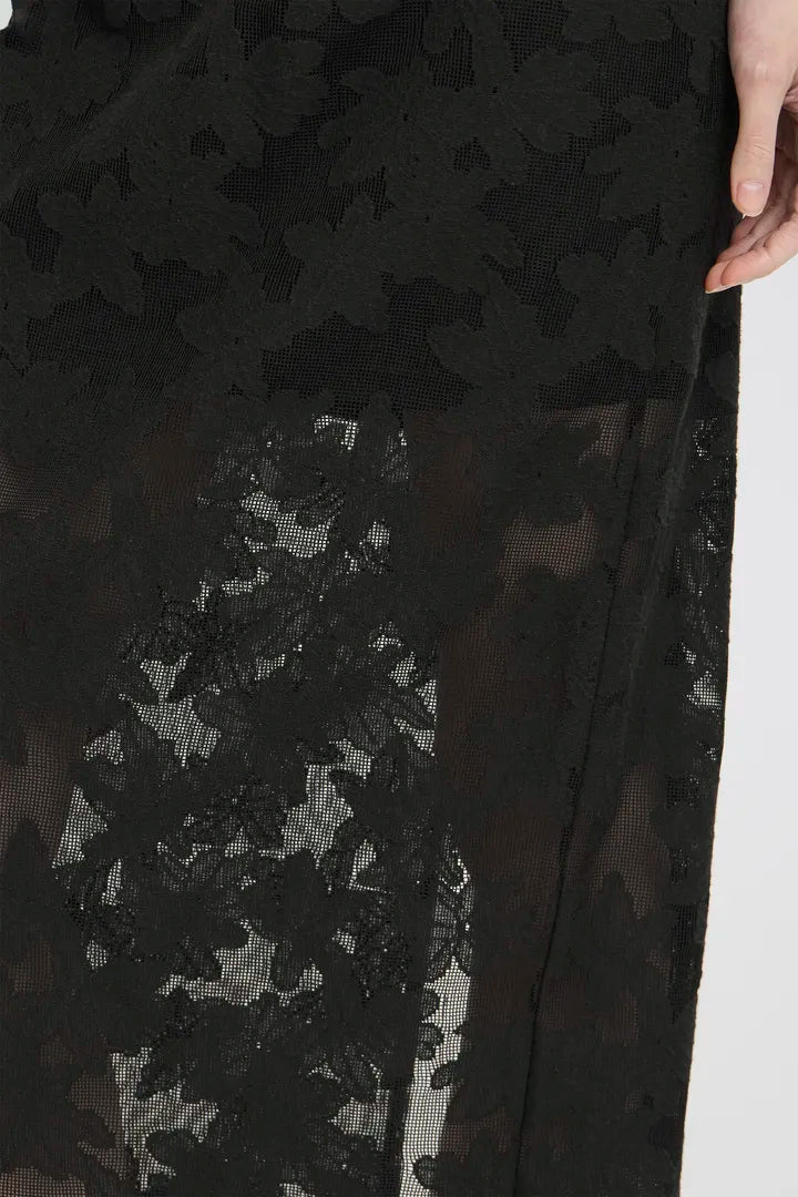 Ania Ankle Skirt (Black)