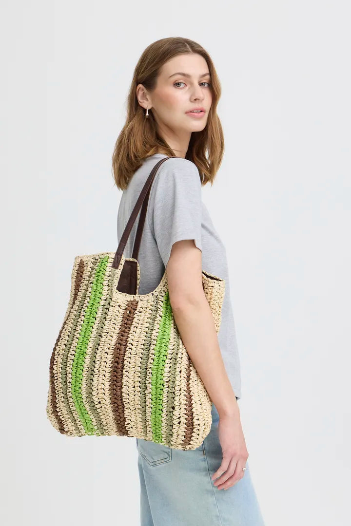 Almine Holdall Shoulder Bag (Natural)