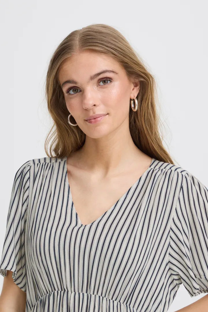 Kylie Midi Dress (Total Eclipse)