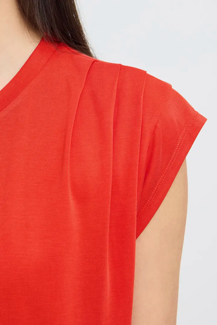 Lisa T-Shirt (Fiery Red)