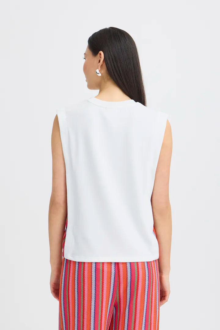 Zena Sleeveless Top (Cloud Dancer)