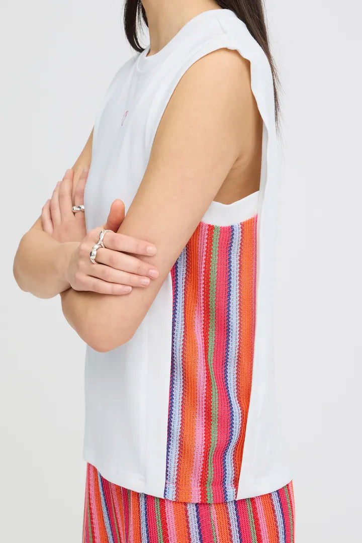Zena Sleeveless Top (Cloud Dancer)