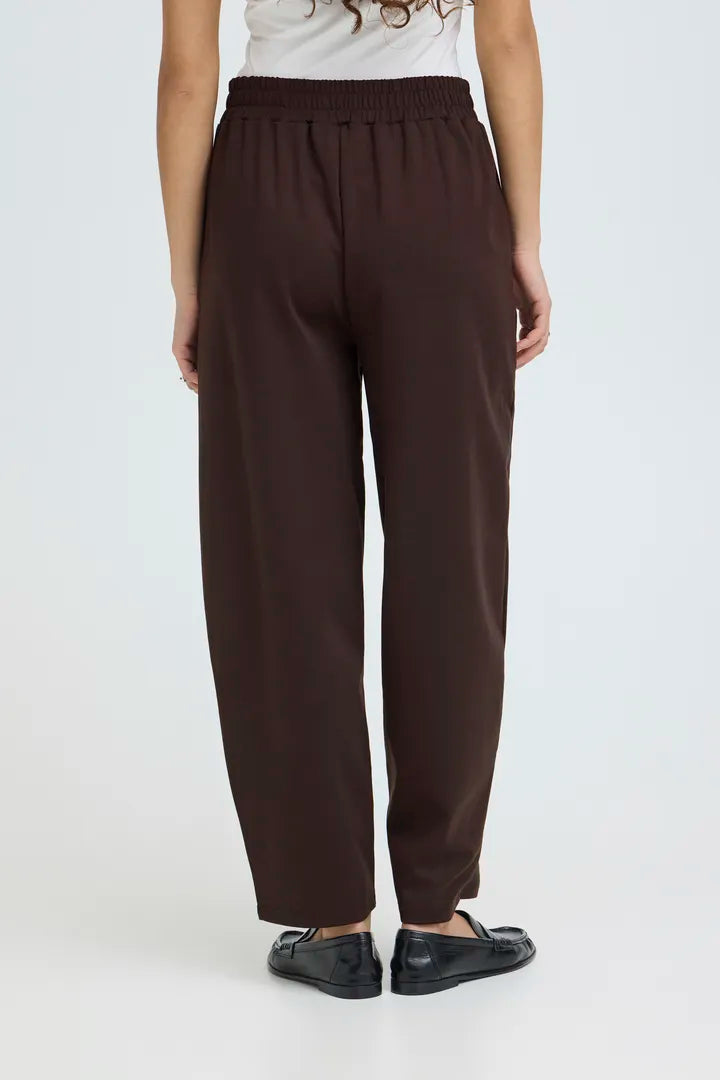 Kate Barrel Leg Pants (Chocolate Torte)