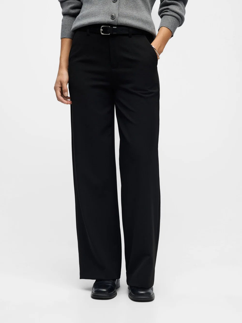 Lissey Wide Leg Pants (Black)