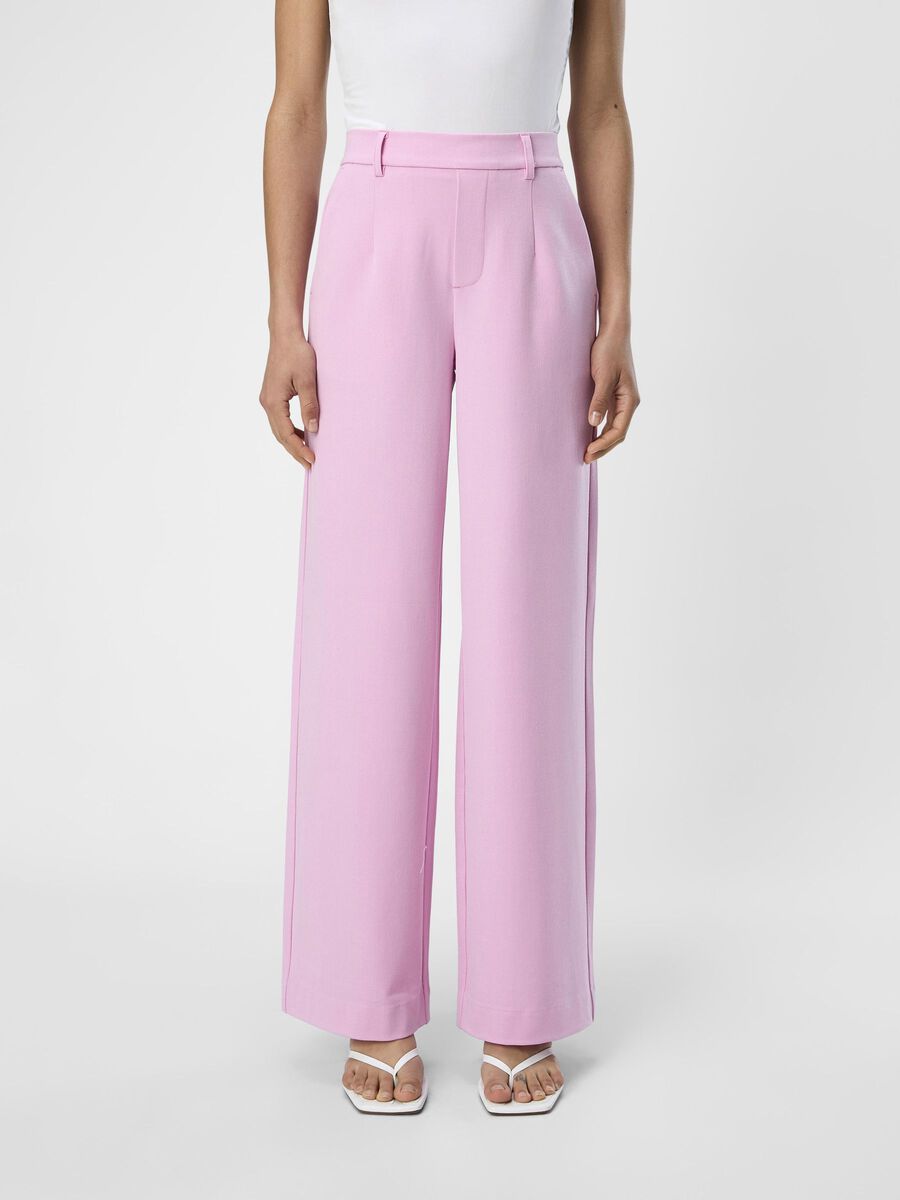 Lissey Wide Leg Pants (Pastel Lavender)