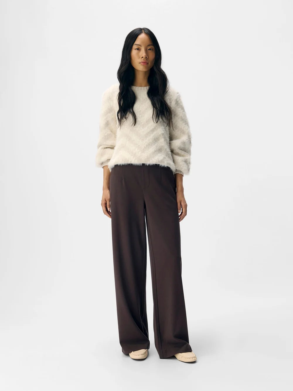 Lissey Wide Leg Pants (Seal Brown)