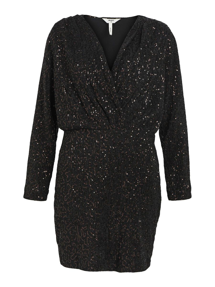 TULUA SEQUIN MINI DRESS (BLACK)