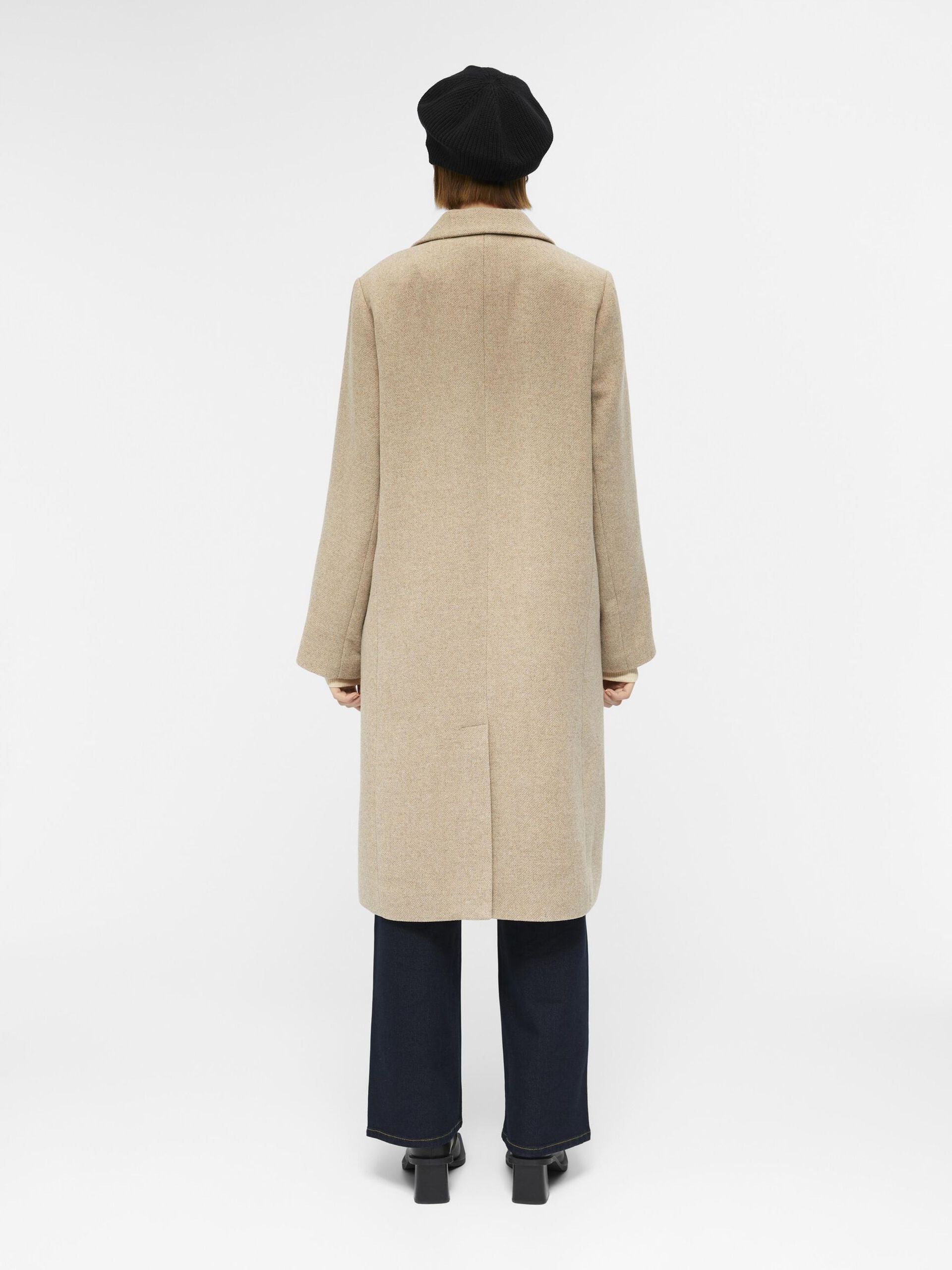 ADA LONG COAT (HUMUS/MELANGE)