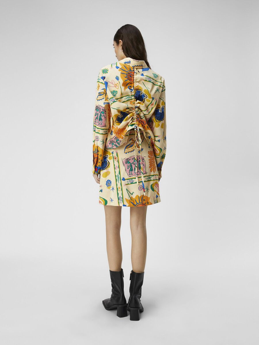 Martha Printed Shirt (Sandshell/ Multicolour)