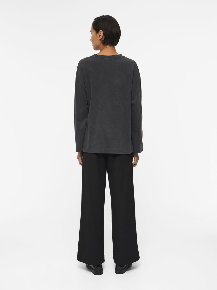 Rosie Long Sleeved T-Shirt (Grey)