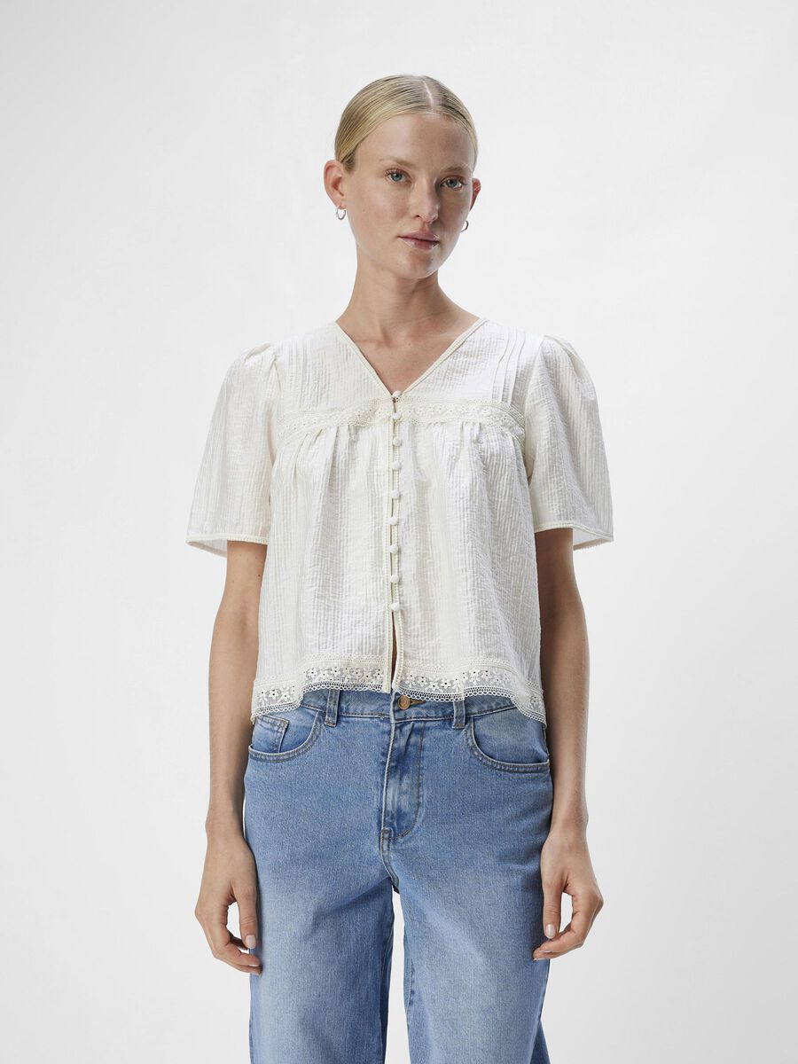 Monica Embroidered Top (Tofu)
