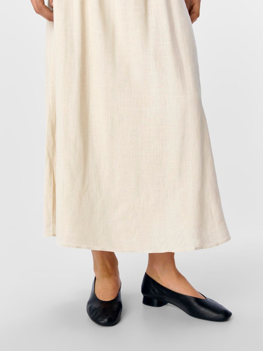 Joanna Midi Skirt (Sandshell)