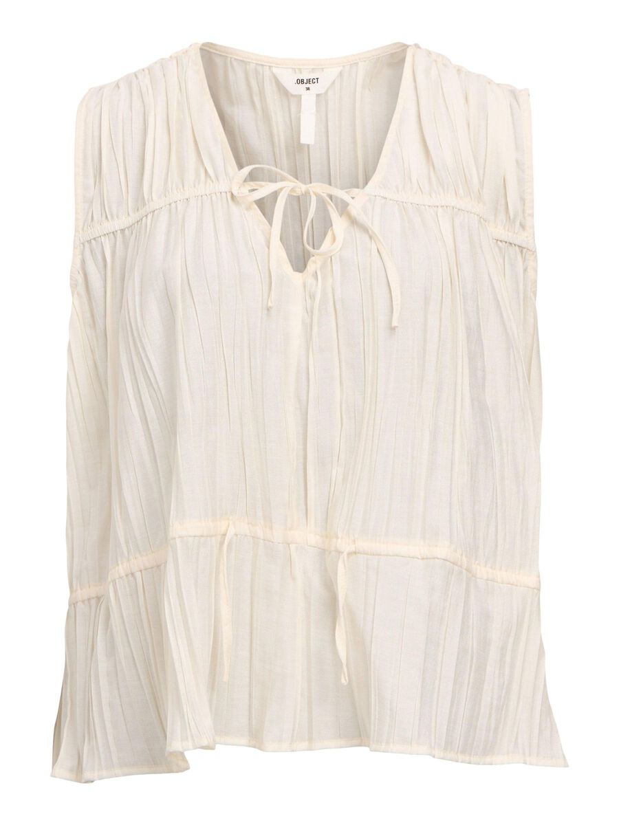 Bree Sleeveless Top (Sandshell)