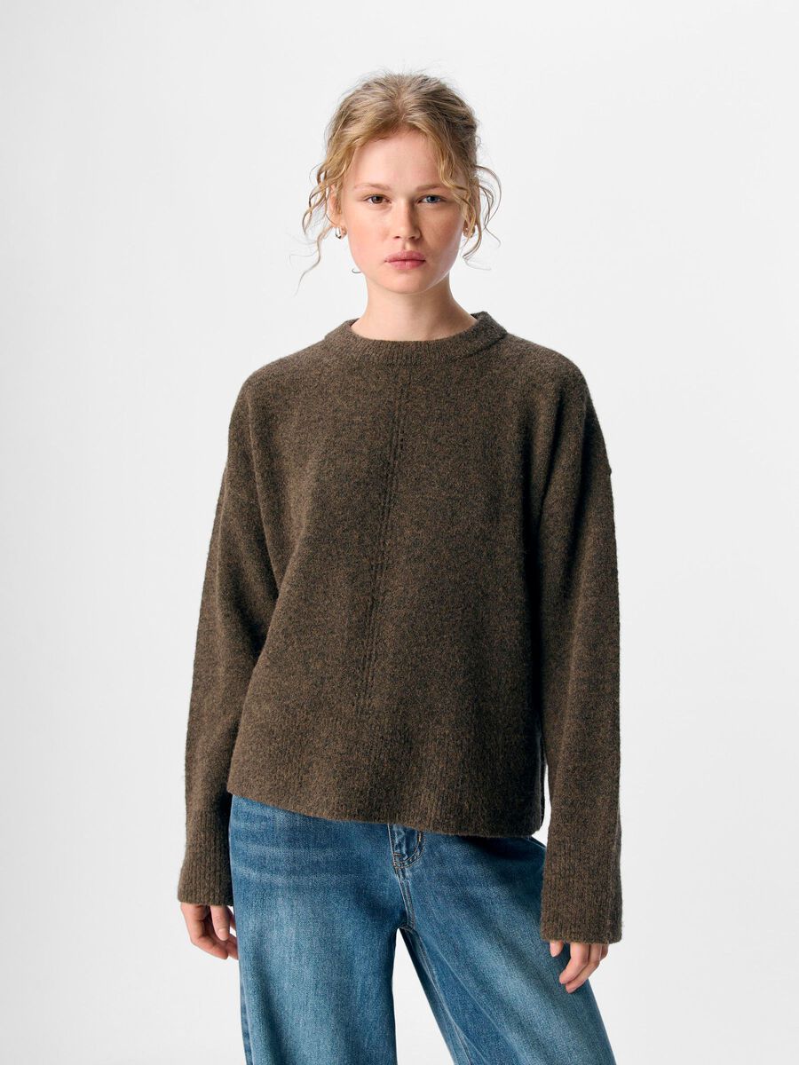 Juna Knit Jumper (Morel/Melange)
