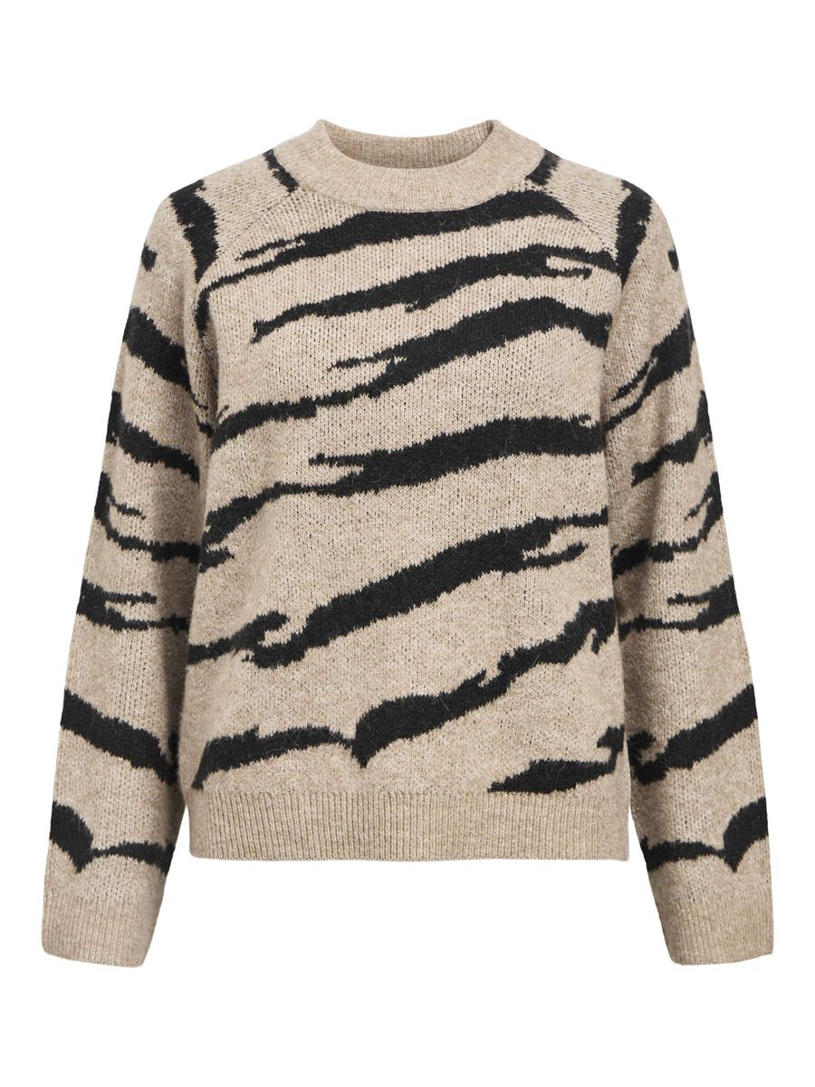 Jocelyn Knit Jumper (Morel/Black Zebra)
