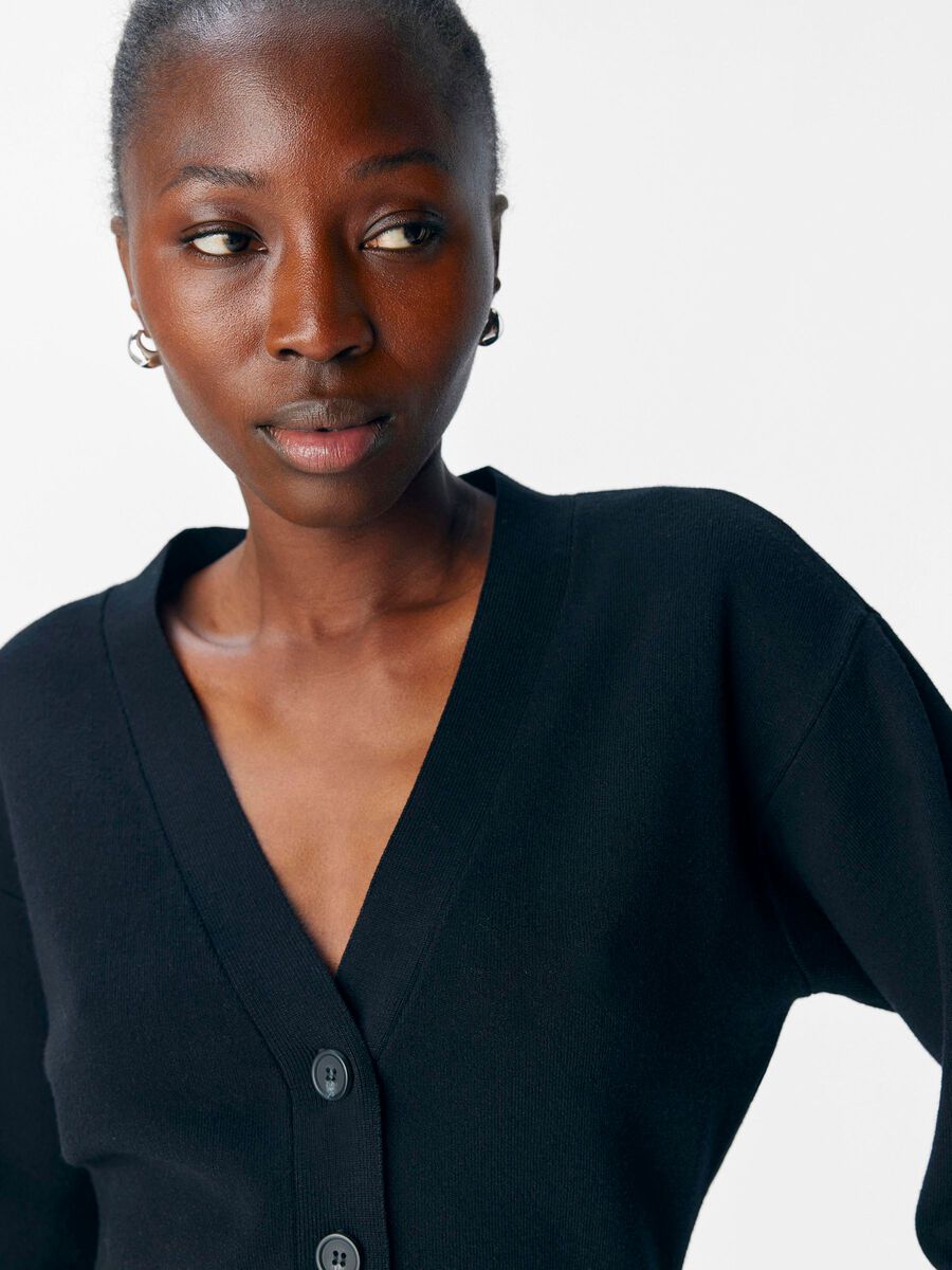 Sadie Knit Cardigan (Black)