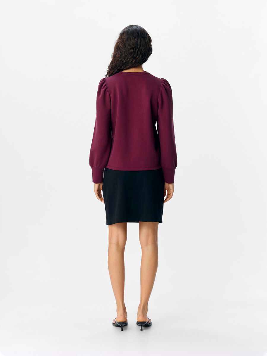 Andy Long Sleeve Top (Mauve Wine)