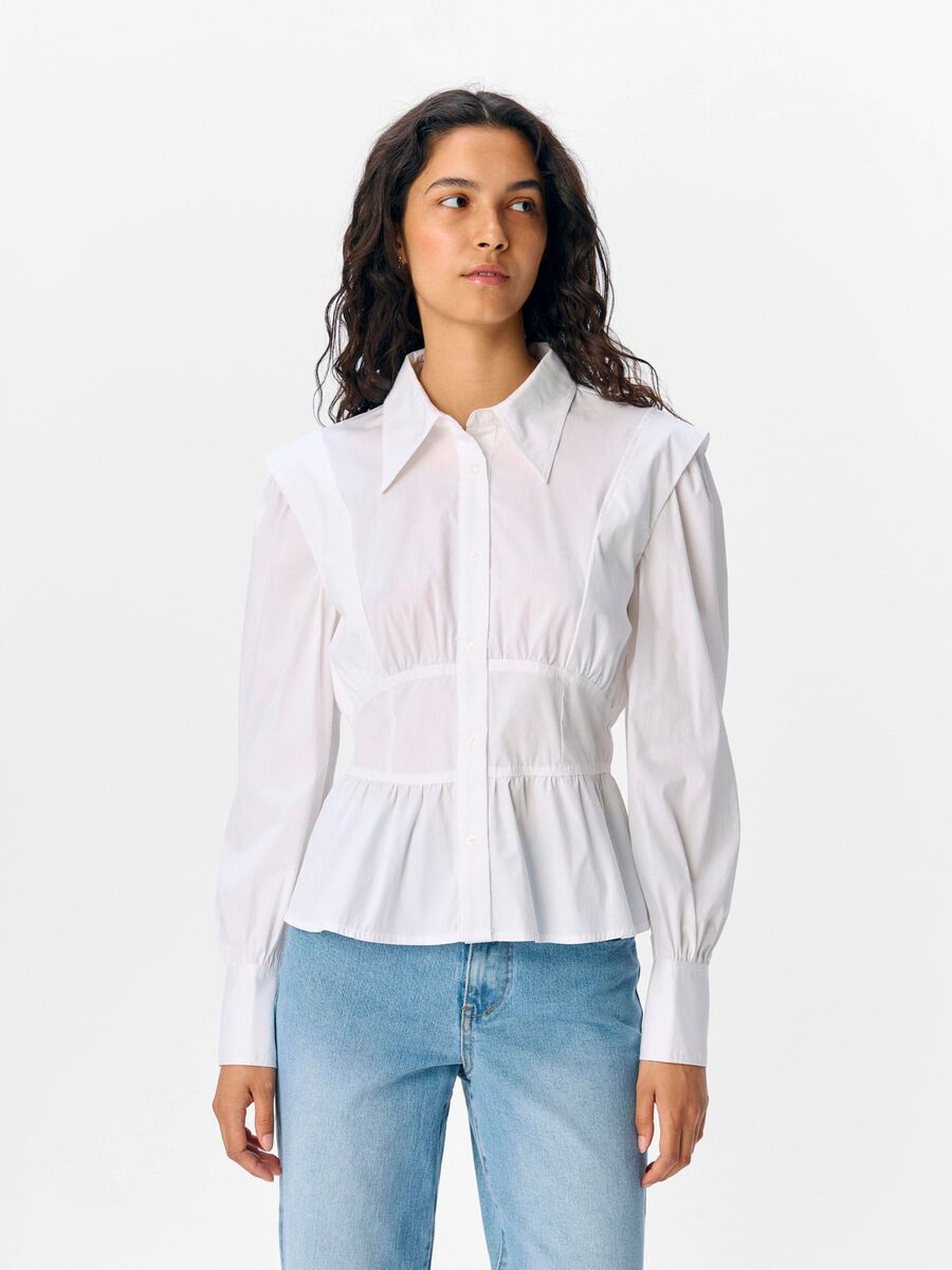 Jinny Fitted Shirt (Bright White)
